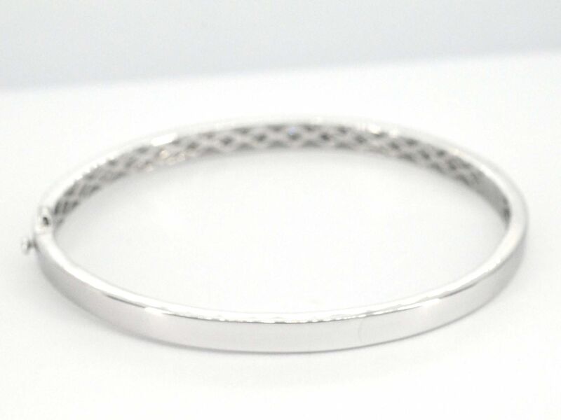Witgouden vaste armband met briljant geslepen diamant – foto 4 – kavel bij Onlineveilingmeester