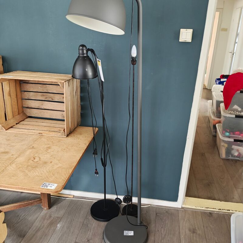3x Staande lamp