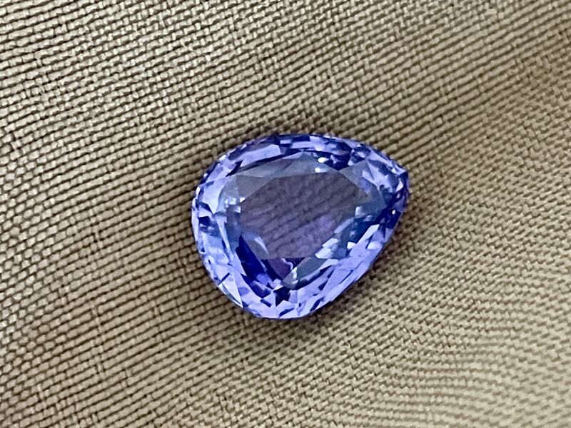 Saffier - 2.69 carat natuurlijke saffier (gecertificeerd) – kavel bij Onlineveilingmeester