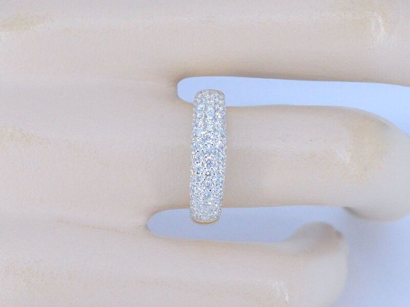 Gouden pave ring met diamanten 0.90 carat – foto 2 – kavel bij Onlineveilingmeester