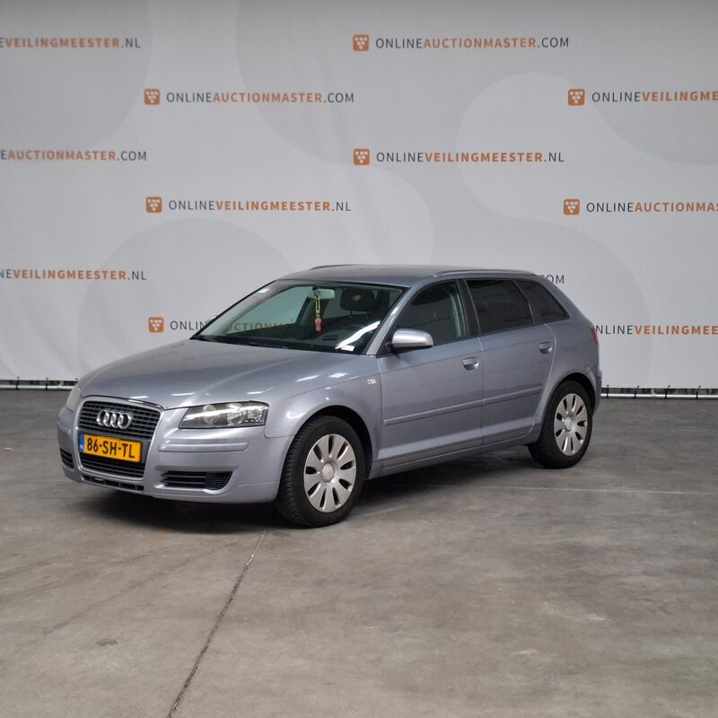 Personenauto, Audi, A3 Sportback, 2.0 FSI Attraction, 2006 – kavel bij Domeinen Roerende Zaken, Soesterberg