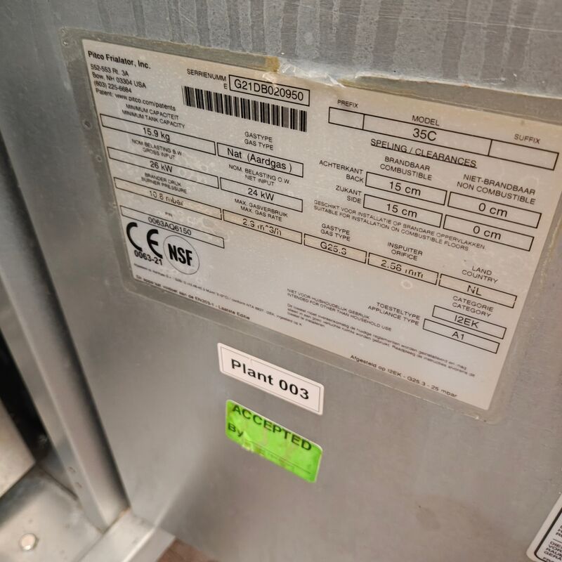 Frituur, Pitco, 35c – foto 3 – kavel bij Onlineveilingmeester, Noordwolde
