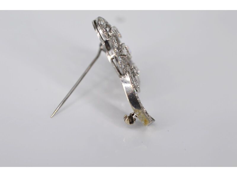 Antieke broche met diamanten – foto 5 – kavel bij Onlineveilingmeester