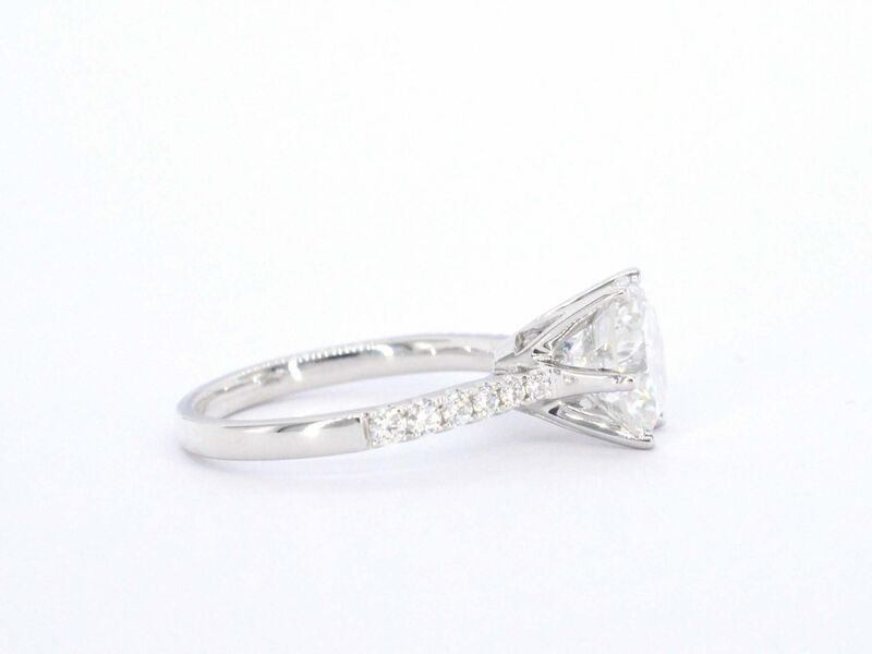 Witgouden ring met een diamant van 3.00 carat – foto 5 – kavel bij Onlineveilingmeester