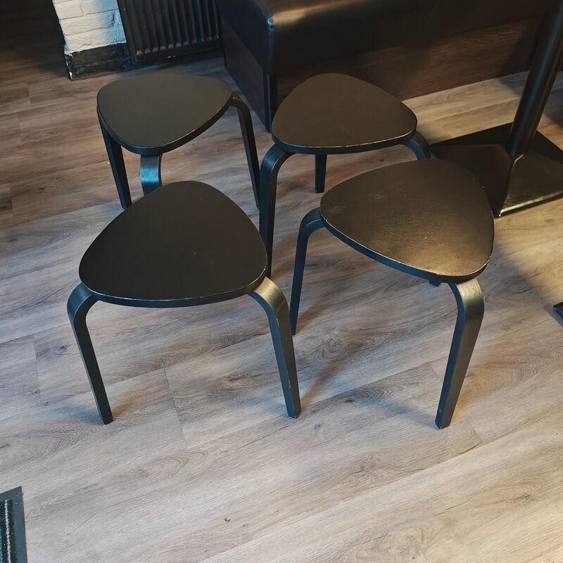 4x Krukje, zwart