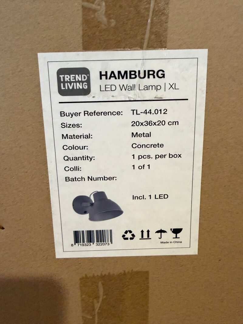 Hanglamp Trend living, Hamburg, metal