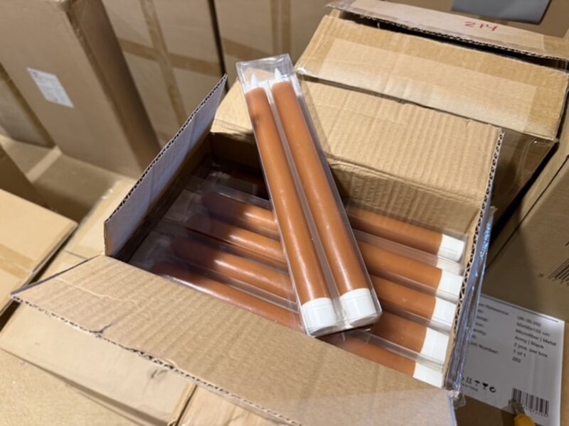 30 sets van 2 stuks led kaarsen Homebound, sandstone