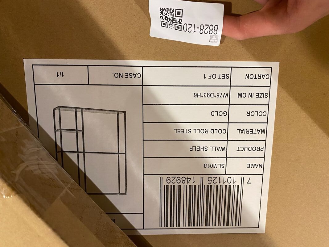 Wandrek, goudkleurig – foto 2 – kavel bij Onlineveilingmeester, Joure