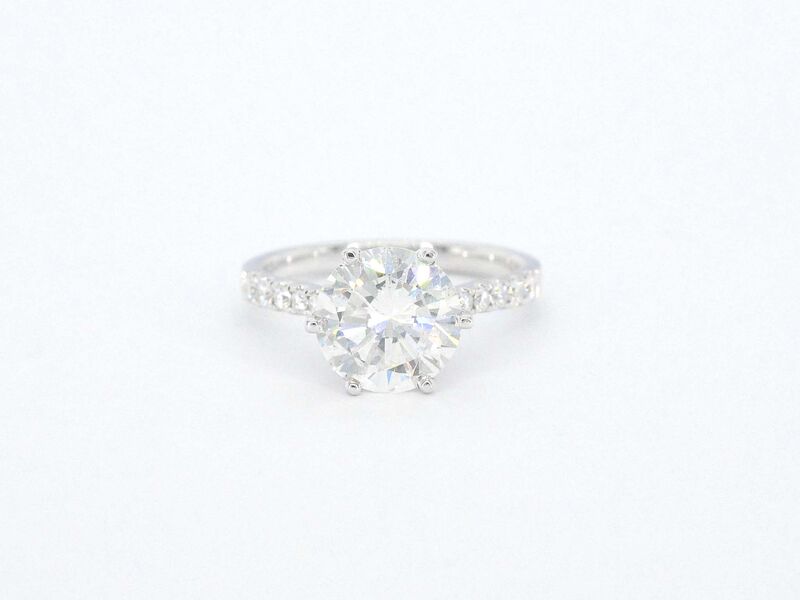 Witgouden ring met een diamant van 3.00 carat – foto 6 – kavel bij Onlineveilingmeester