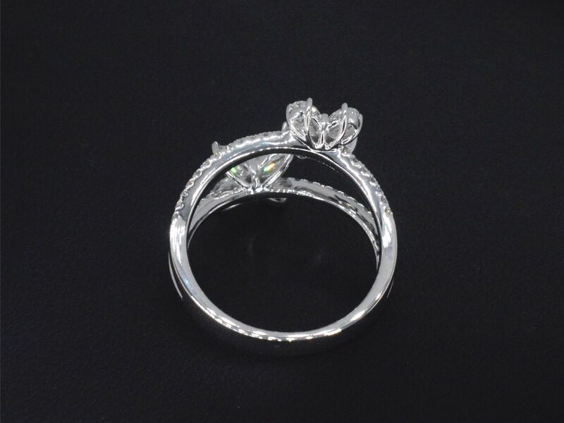 Witgouden ring met diamanten 1.30 carat – foto 7 – kavel bij Onlineveilingmeester
