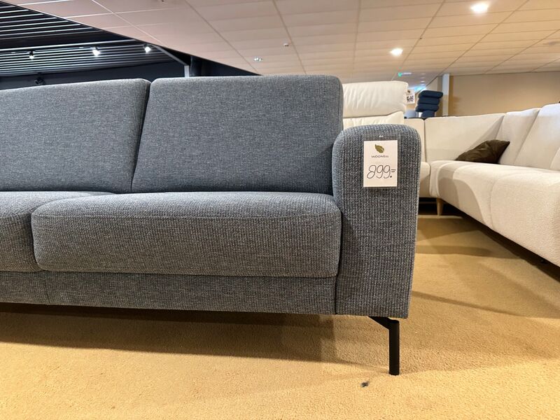2-zits bank, grijs/blauw – foto 6 – kavel bij Onlineveilingmeester, Joure