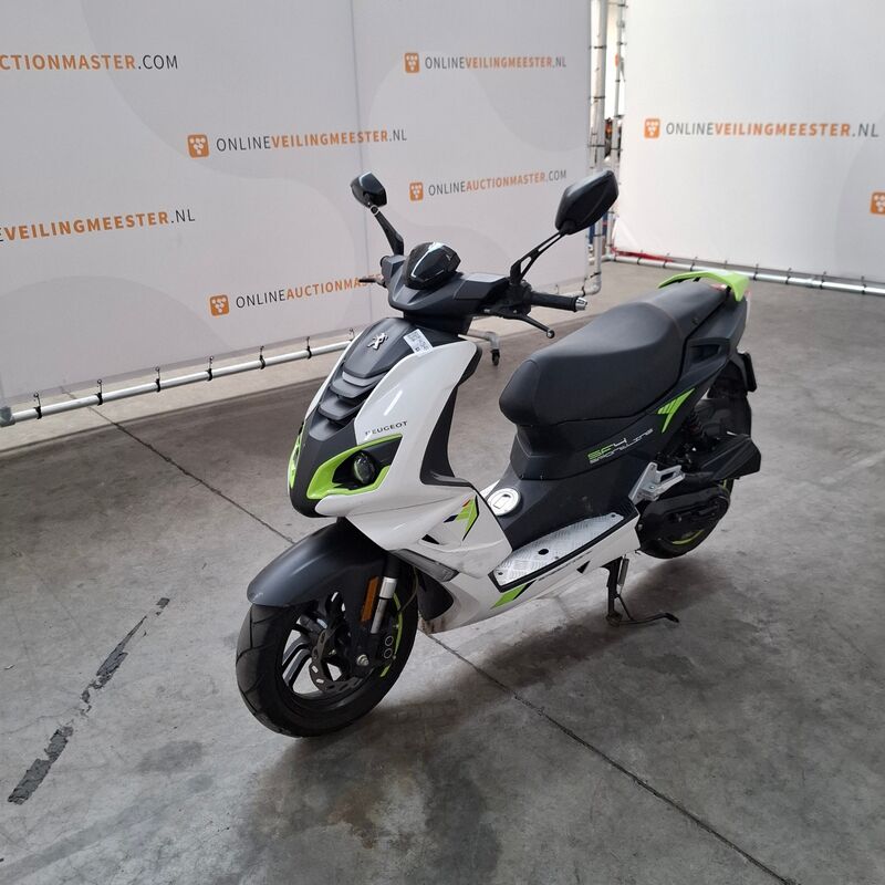 Bromfiets, Peugeot, Speedfight 4, 2021 – foto 4 – kavel bij Domeinen Roerende Zaken, Soesterberg