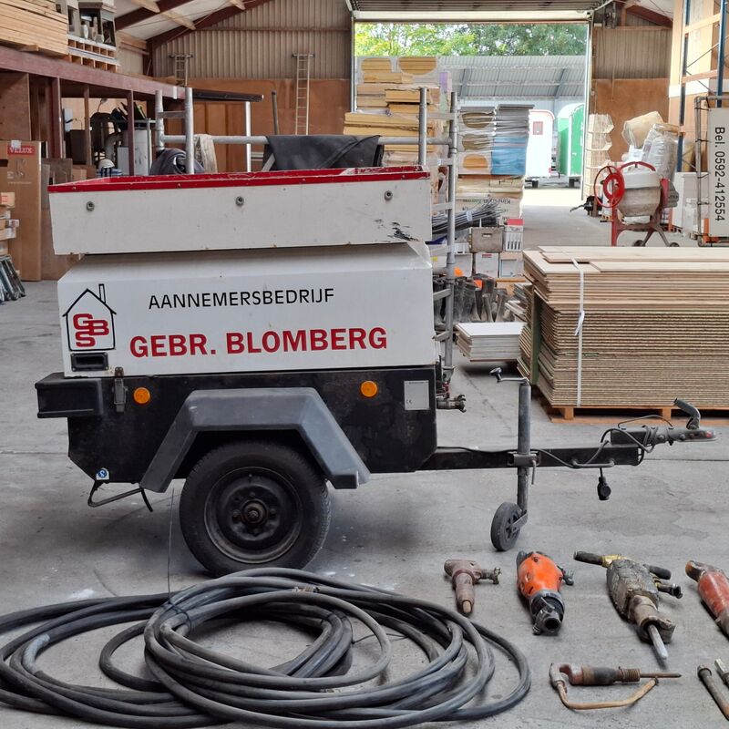 Compressor aanhanger, Ingeroll Rand, P70WN, 1996 – foto 8 – kavel bij Onlineveilingmeester, Smilde