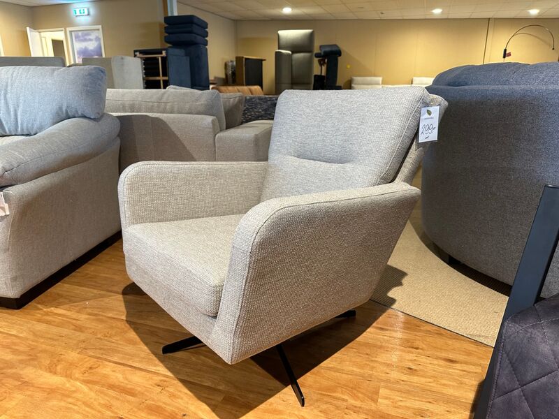 Draaifauteuil, grijs – kavel bij Onlineveilingmeester, Joure