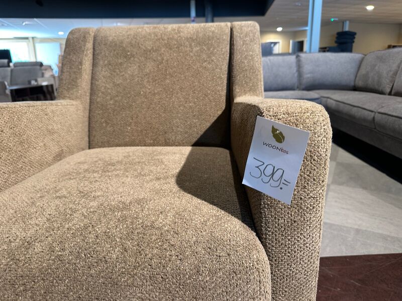 Fauteuil, lichtbruin/grijs – foto 6 – kavel bij Onlineveilingmeester, Joure