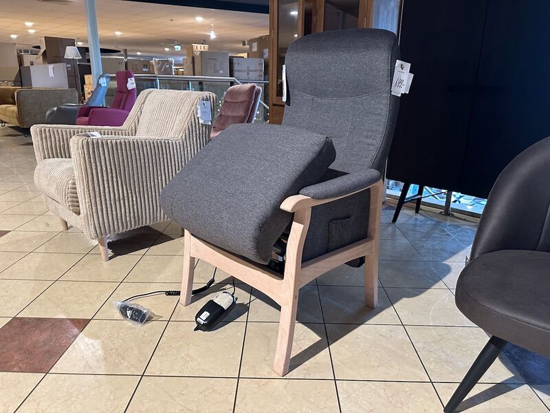 Fauteuil elektrisch verstelbaar Knudsen, grijs