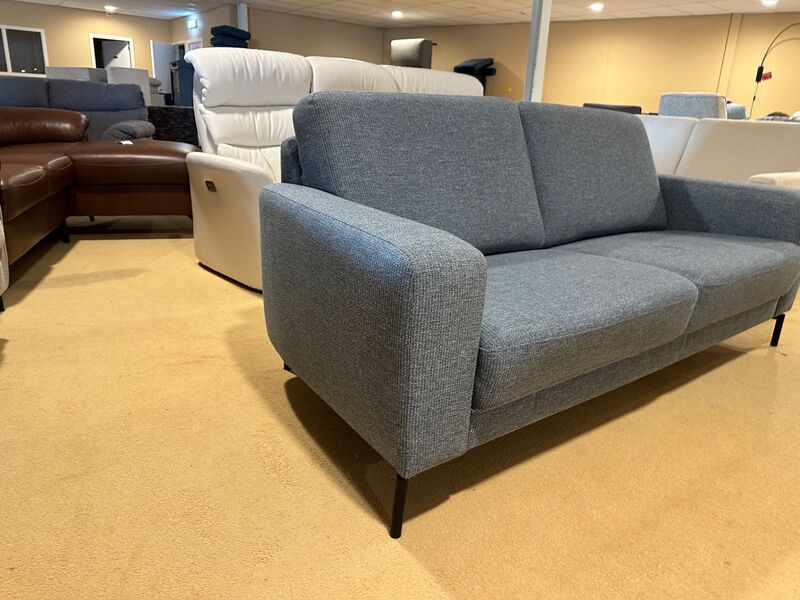 2-zits bank, grijs/blauw – foto 4 – kavel bij Onlineveilingmeester, Joure