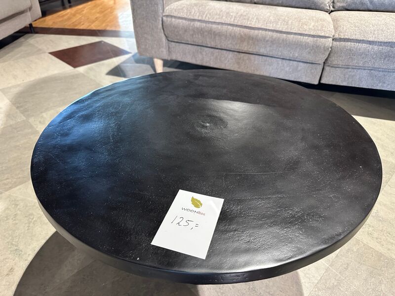 Salontafel, rond, zwart – foto 2 – kavel bij Onlineveilingmeester, Joure