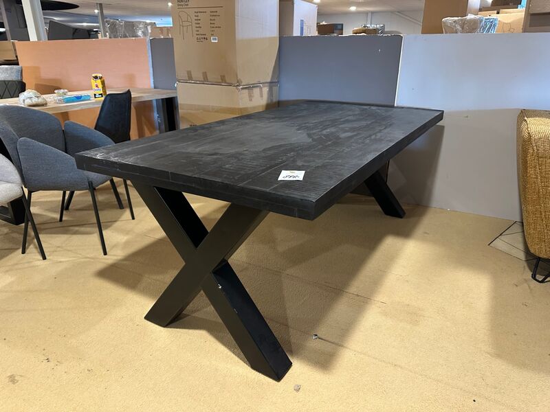 Eettafel, zwart – kavel bij Onlineveilingmeester, Joure