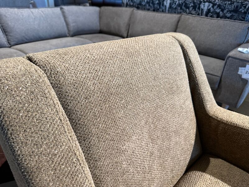 Fauteuil, lichtbruin/grijs – foto 5 – kavel bij Onlineveilingmeester, Joure