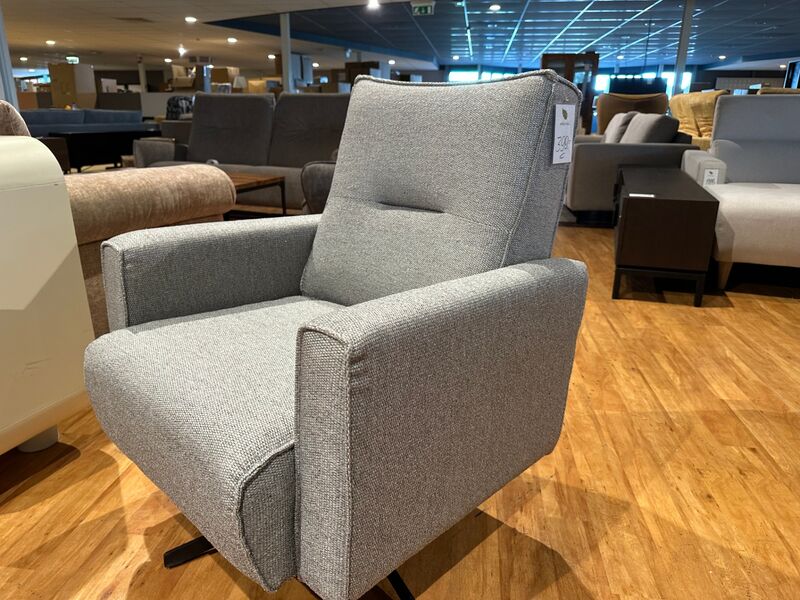 Draai fauteuil, licht grijs – kavel bij Onlineveilingmeester, Joure