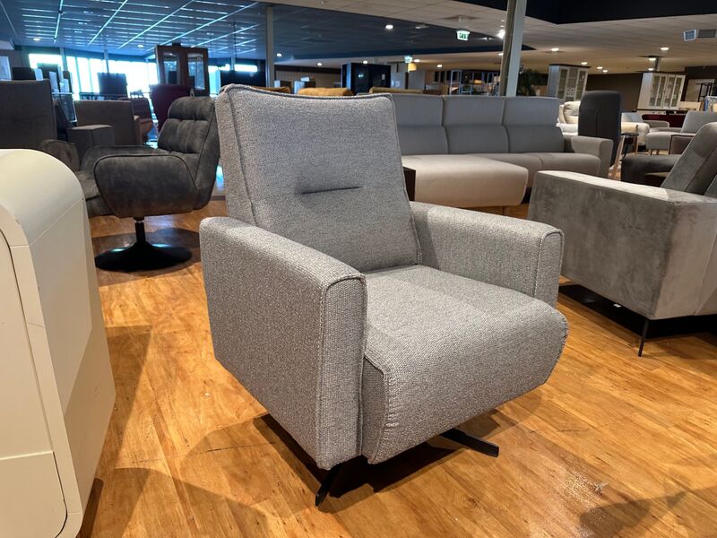 Draai fauteuil, licht grijs – foto 3 – kavel bij Onlineveilingmeester, Joure