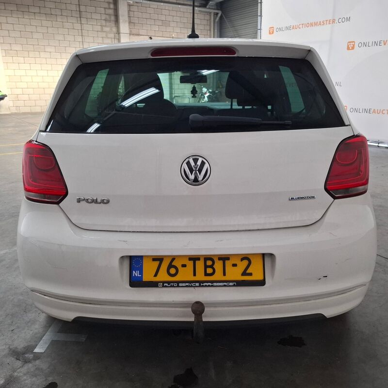Personenauto, Volkswagen, Polo, 1.2 TDI BlueMotion Comfortline, 2012 – foto 10 – kavel bij Domeinen Roerende Zaken, Soesterberg