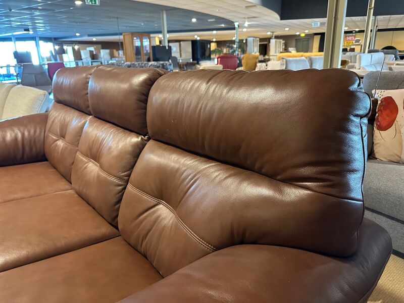 2-zits bank met chair long, espresso bruin – foto 5 – kavel bij Onlineveilingmeester, Joure