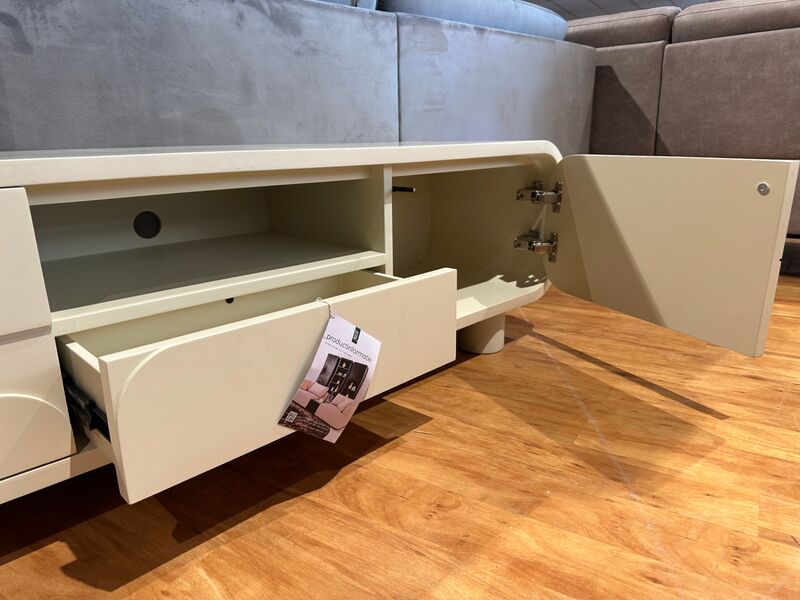 Tv-meubel, 3 deurs, softclose, wit – foto 5 – kavel bij Onlineveilingmeester, Joure