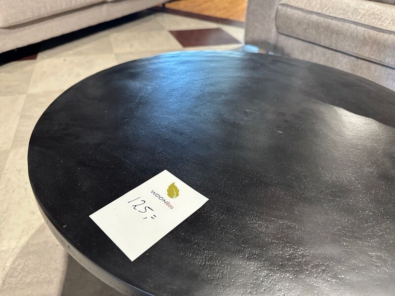 Salontafel, rond, zwart – foto 5 – kavel bij Onlineveilingmeester, Joure