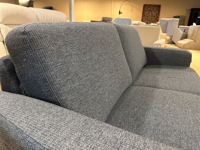 2-zits bank, grijs/blauw – foto 5 – kavel bij Onlineveilingmeester, Joure
