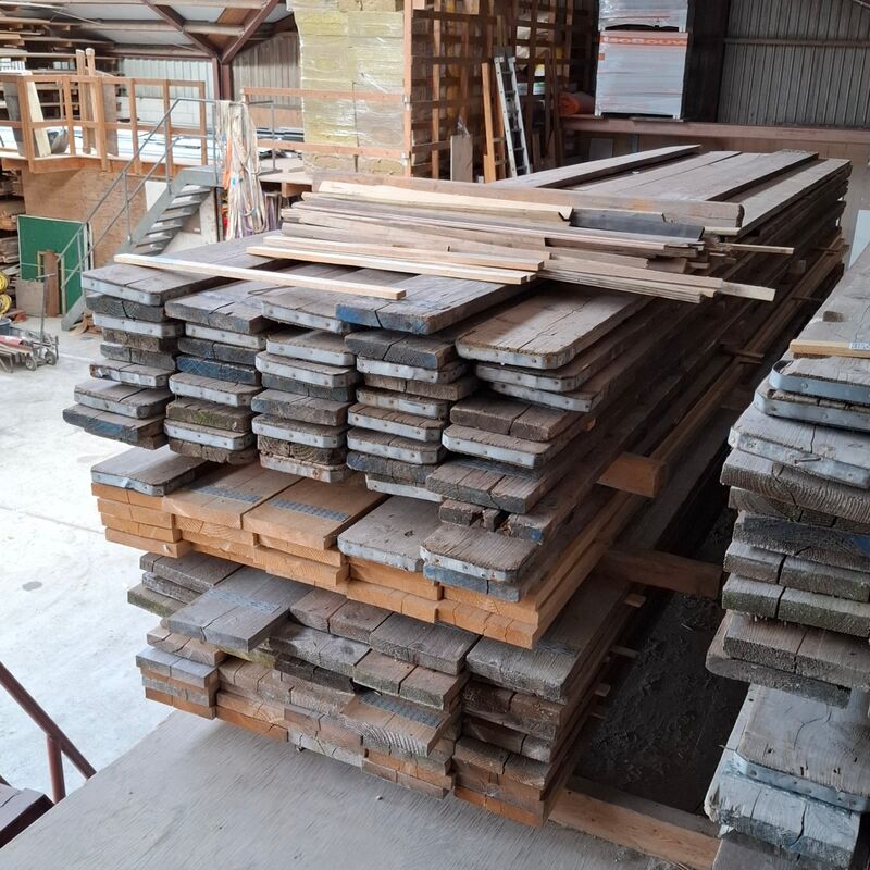 Ca. 115x Steigerplank | lengte ca. 500 cm – kavel bij Onlineveilingmeester, Smilde