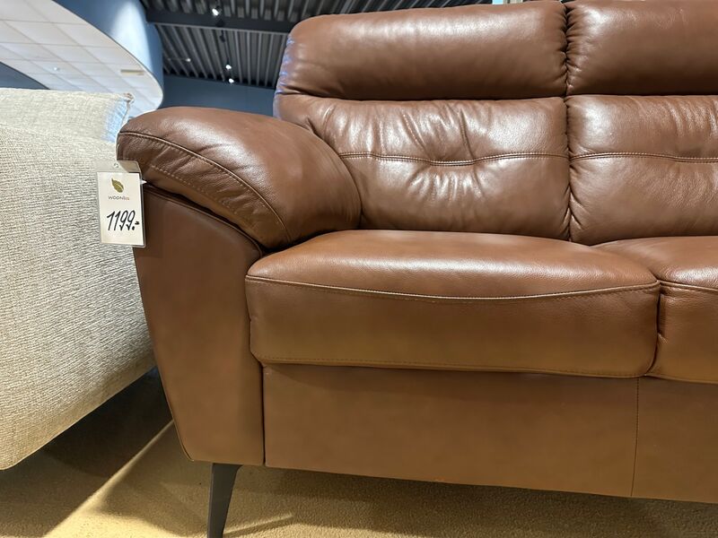 2-zits bank met chair long, espresso bruin – foto 6 – kavel bij Onlineveilingmeester, Joure