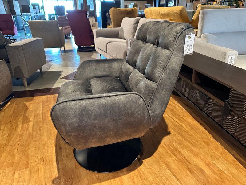 Draaifauteuil, olive groen – foto 2 – kavel bij Onlineveilingmeester, Joure