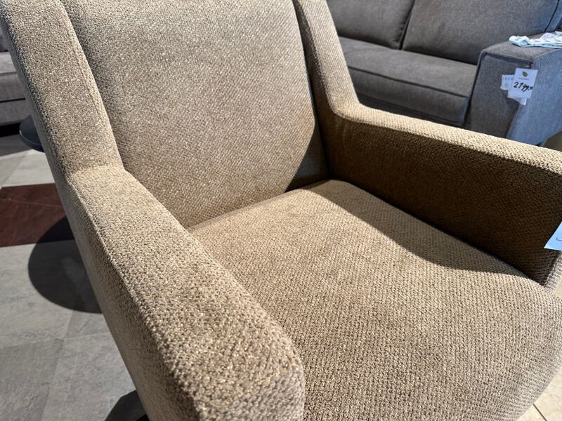 Fauteuil, lichtbruin/grijs – foto 4 – kavel bij Onlineveilingmeester, Joure