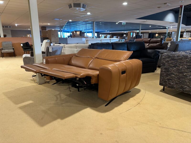 2-zits bank, cognac – foto 6 – kavel bij Onlineveilingmeester, Joure