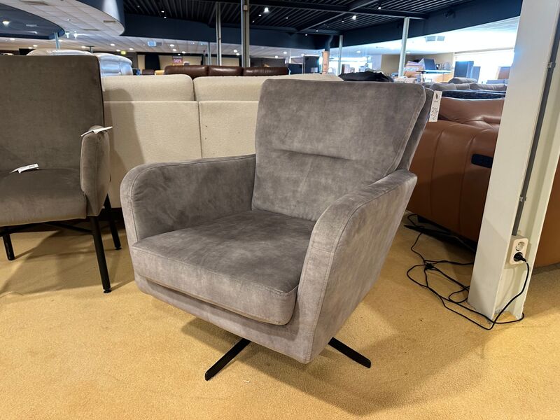 Draai fauteuil, donkergrijs – foto 2 – kavel bij Onlineveilingmeester, Joure