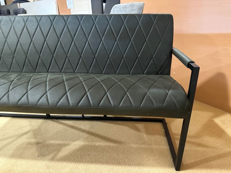 Eetkamerbank Label51, army green – foto 2 – kavel bij Onlineveilingmeester, Joure