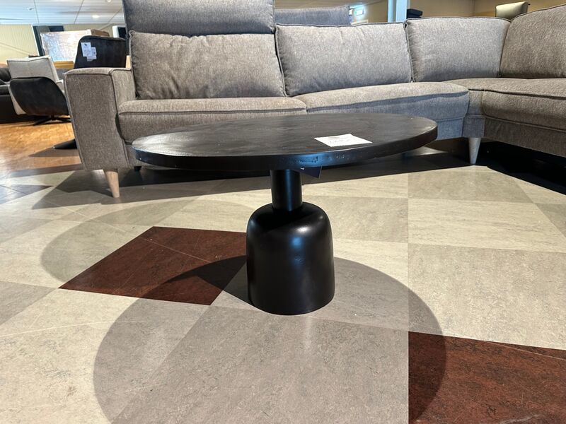 Salontafel, rond, zwart – foto 3 – kavel bij Onlineveilingmeester, Joure