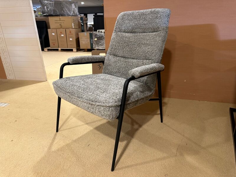 Fauteuil, licht grijs – foto 2 – kavel bij Onlineveilingmeester, Joure