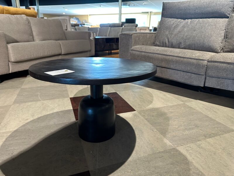 Salontafel, rond, zwart – foto 4 – kavel bij Onlineveilingmeester, Joure