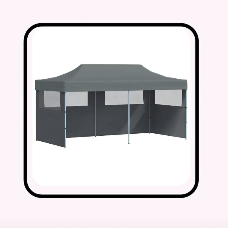 Party tent, Vidal, antra, zwart