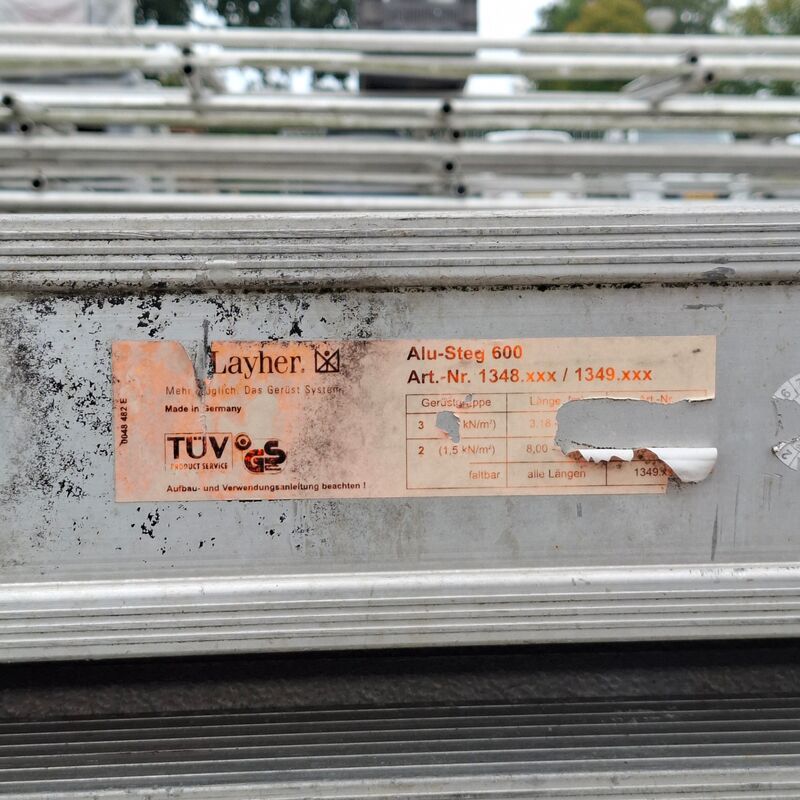 2x Loopbrug Layher – foto 6 – kavel bij Onlineveilingmeester, Smilde