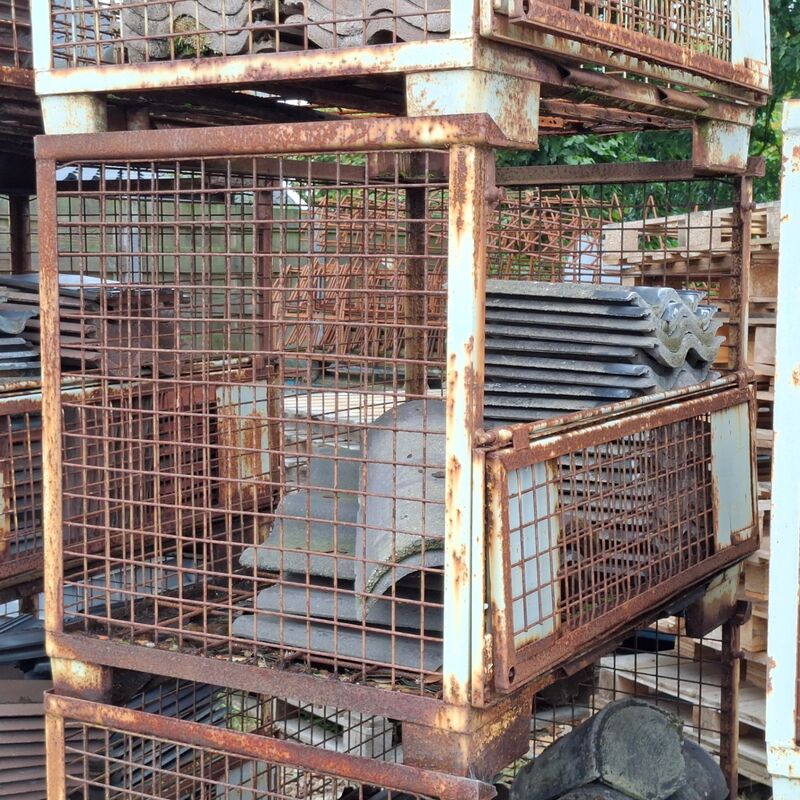 8x Gitterbox met diverse dakpannen – foto 5 – kavel bij Onlineveilingmeester, Smilde
