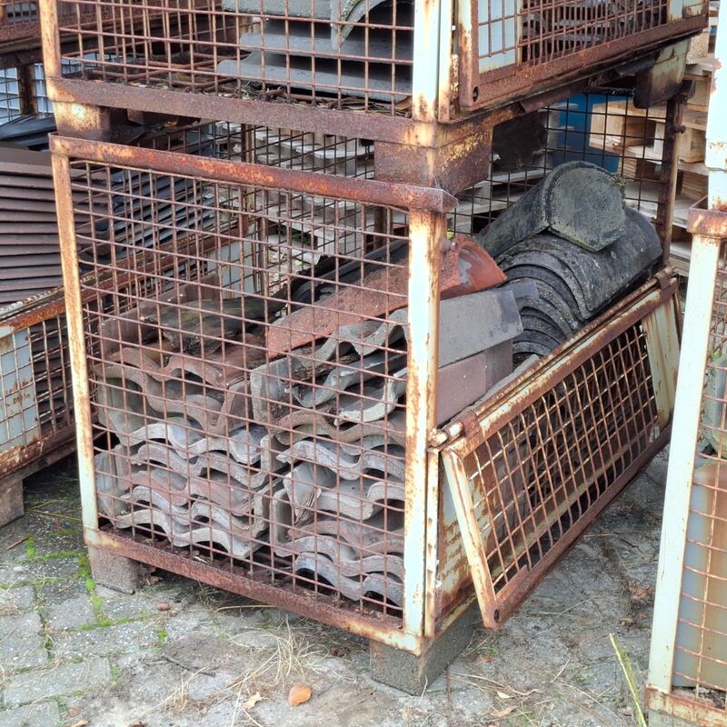 8x Gitterbox met diverse dakpannen – foto 6 – kavel bij Onlineveilingmeester, Smilde