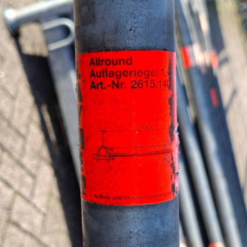 Ca. 88x Hulpkortelling, Layher, Allround | 140 cm, in transportbok – foto 7 – kavel bij Onlineveilingmeester, Smilde
