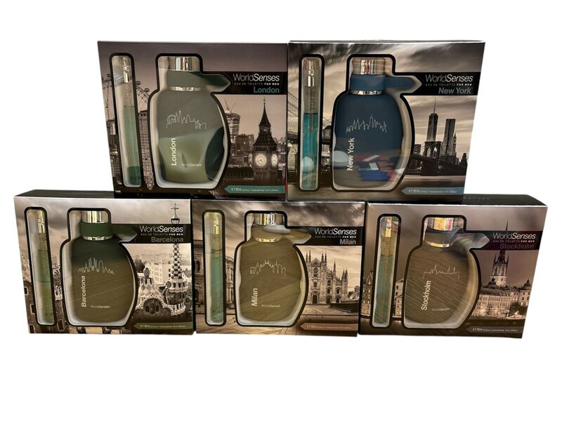 Ca. 48x EAU de Toilet-set WorldSenses