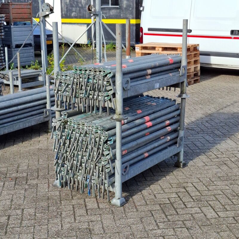 Partij O-liggers, Layher, Allround | 140 cm, in 2x transportbok – kavel bij Onlineveilingmeester, Smilde