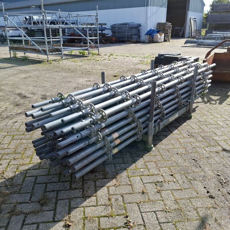 Ca. 50x Staanders met pen, Layher, Allround | 300cm (ring 50), in transportbok – foto 3 – kavel bij Onlineveilingmeester, Smilde