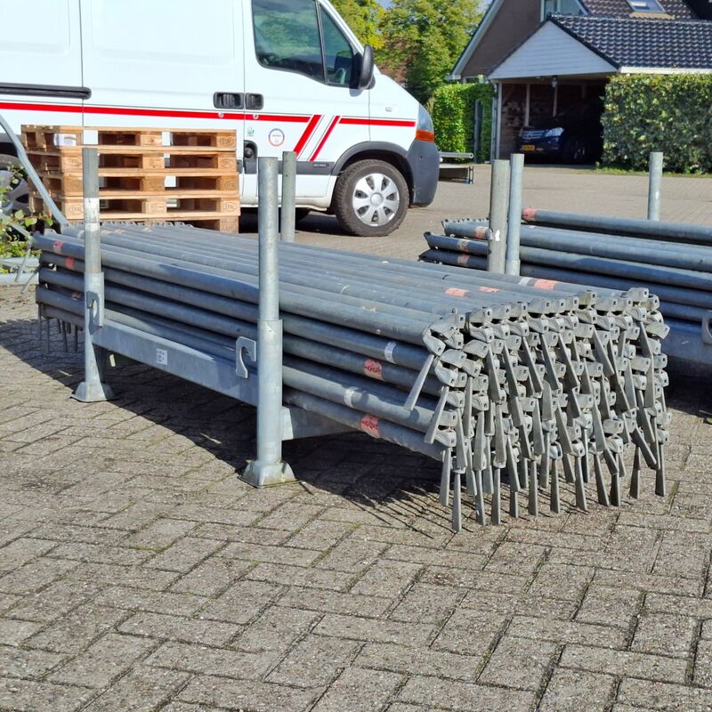 Partij O-liggers, Layher, Allround | 257cm, in transportbok – foto 2 – kavel bij Onlineveilingmeester, Smilde